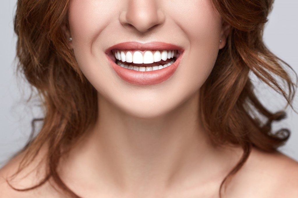 a woman's teeth