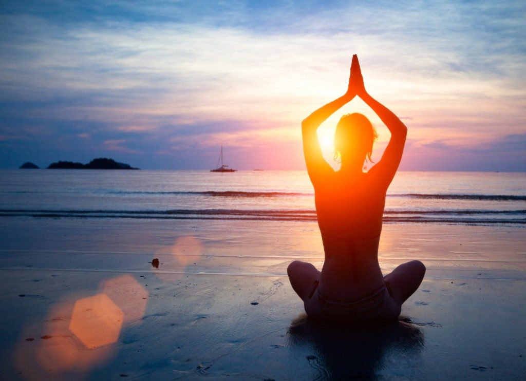 Meditation at the beach