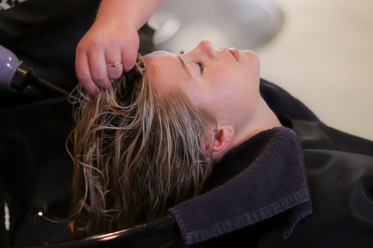 woman at a salon