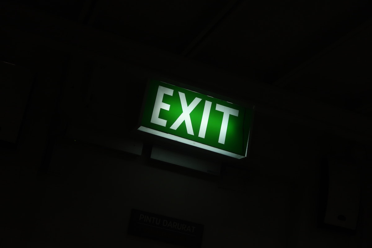 exit sign